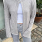 Casual Enkel Knoopje Vest | Yilara Vest