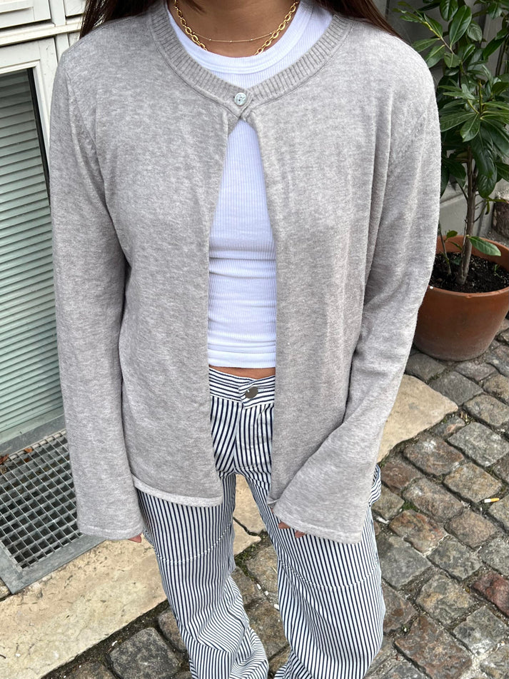 Casual Enkel Knoopje Vest | Yilara Vest