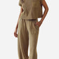 Gebreide Top en Broek Set | Vicky Set