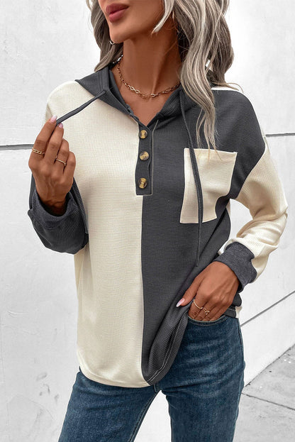 Vrouwen Colorblock Hoodie | Xalia Hoodie