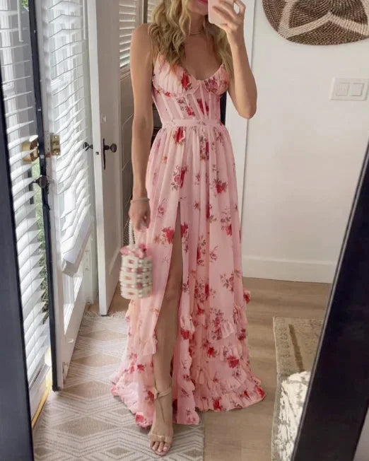 Elegante Jurk Met Bloemen Print | Katherine