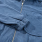 Casual Corduroy Capuchon Jas | Xariel Jas