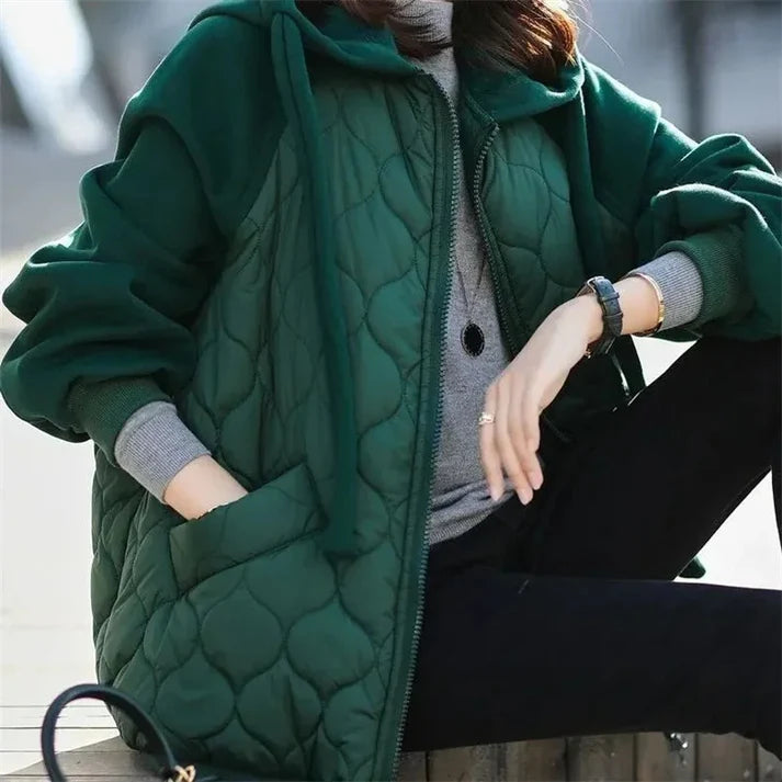 Oversized Capuchon Gewatteerde Jas | Ylka Jas