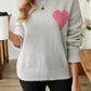 Casual Hart Warme Trui | Yelissa trui