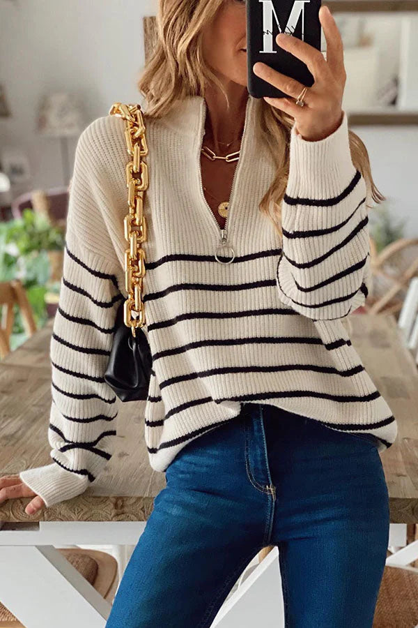 Casual Gestreepte Trui | Wyla Trui