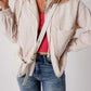 Casual Corduroy Capuchon Jas | Xariel Jas