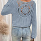 Vrouwen Wafel Lange Mouw Top | Wiliannne Top