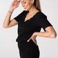 Top met V-hals en Knoopjes | Maria