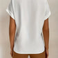 Eenvoudige Korte Mouwen Blouse | Venny Blouse
