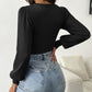 Ribbed Body Top met Lange Mouwen | Sanai Top