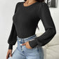Ribbed Body Top met Lange Mouwen | Sanai Top