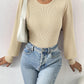 Ribbed Body Top met Lange Mouwen | Sanai Top