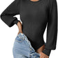 Ribbed Body Top met Lange Mouwen | Sanai Top