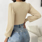 Ribbed Body Top met Lange Mouwen | Sanai Top