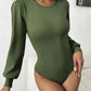 Ribbed Body Top met Lange Mouwen | Sanai Top