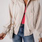 Casual Corduroy Capuchon Jas | Xariel Jas
