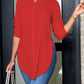 Gespleten Knoopjes Shirt | Wendaya Blouse