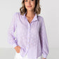 Elegante Blouse Met Patroon | Lila