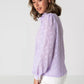 Elegante Blouse Met Patroon | Lila