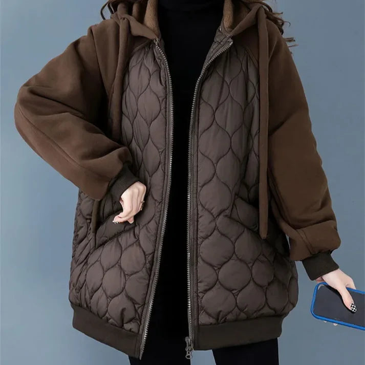 Oversized Capuchon Gewatteerde Jas | Ylka Jas