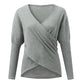 Vrouwen V-hals Wrap Trui | Branca Trui