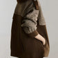 Oversized Tweekleurige Knopen Jas | Aira