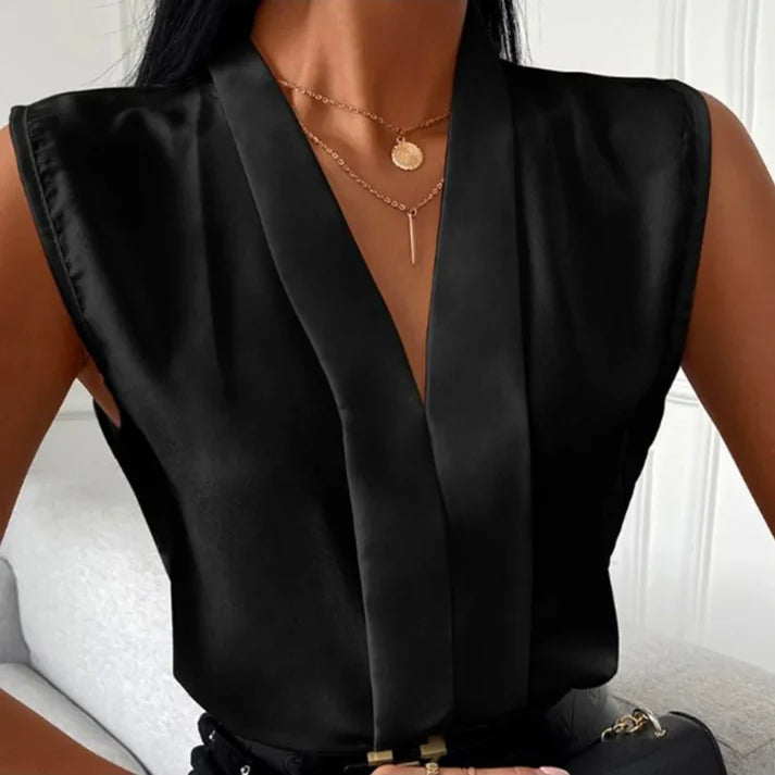 Mouwloze Blouse | Vikkie Blouse