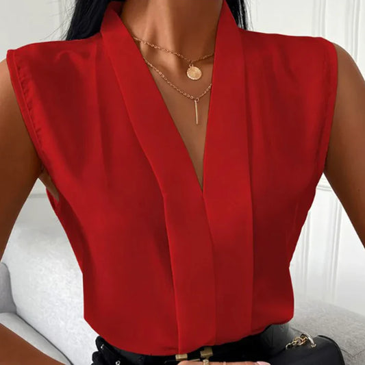 Mouwloze Blouse | Vikkie Blouse