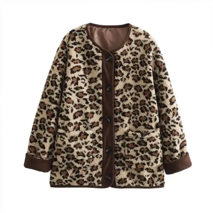 Luxe luipaardprint Jas | Wiliane Jas
