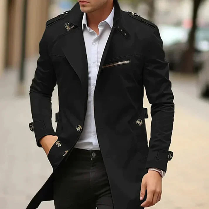 Elegante Trench Coat voor Mannen | Wick Jas