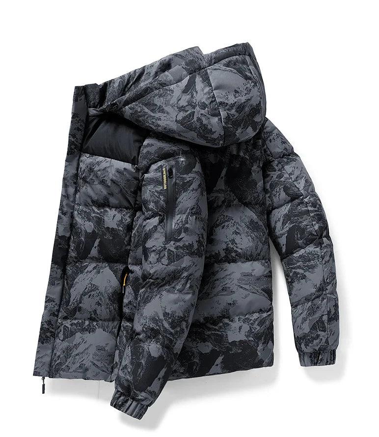Camouflage Pufferjas | Wolfram