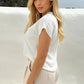 T-Shirt Met Casual Elegantie  | Ximena
