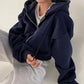Oversized Rits-Up Hoodie | Bella hoodie