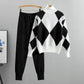 Vrouwen Turtleneck en Broek Set | Wendela set