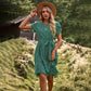 Luxe Midi Jurk met Tailleband | Mare