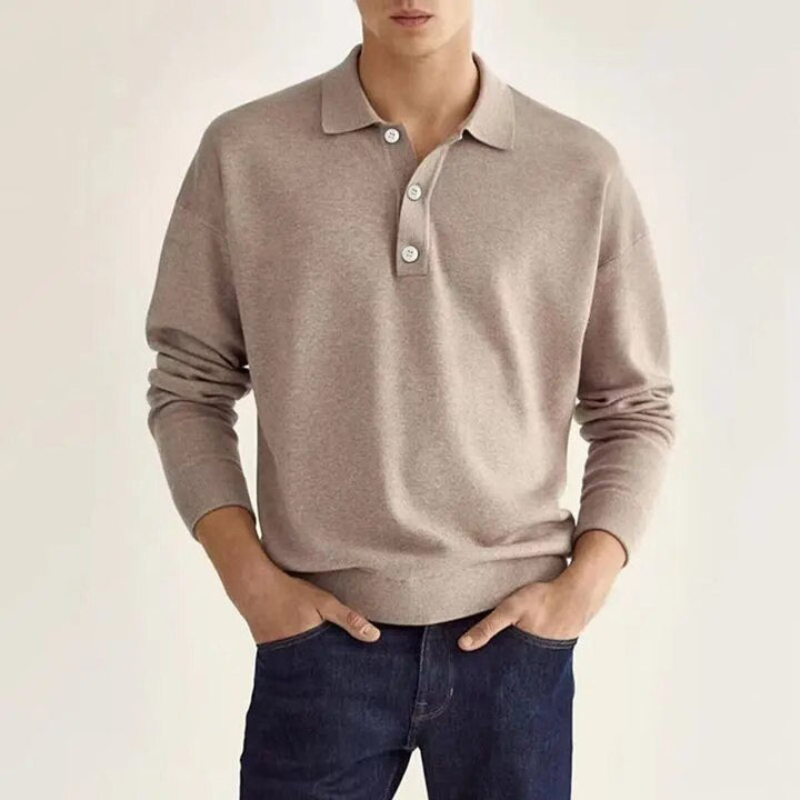 Poloshirt met Lange Mouwen | Mika