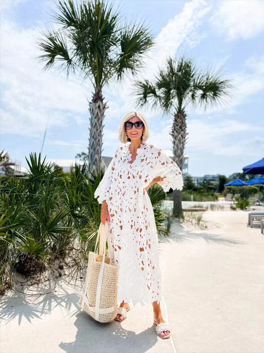 Stijlvolle Maxi Strand Jurk | Bianca