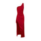 One Shoulder Maxi Jurk| Melody