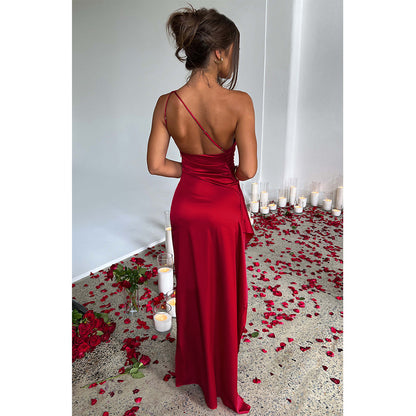 One Shoulder Maxi Jurk| Melody