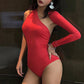 Een-schouder Bodysuit | Usra Bodysuit