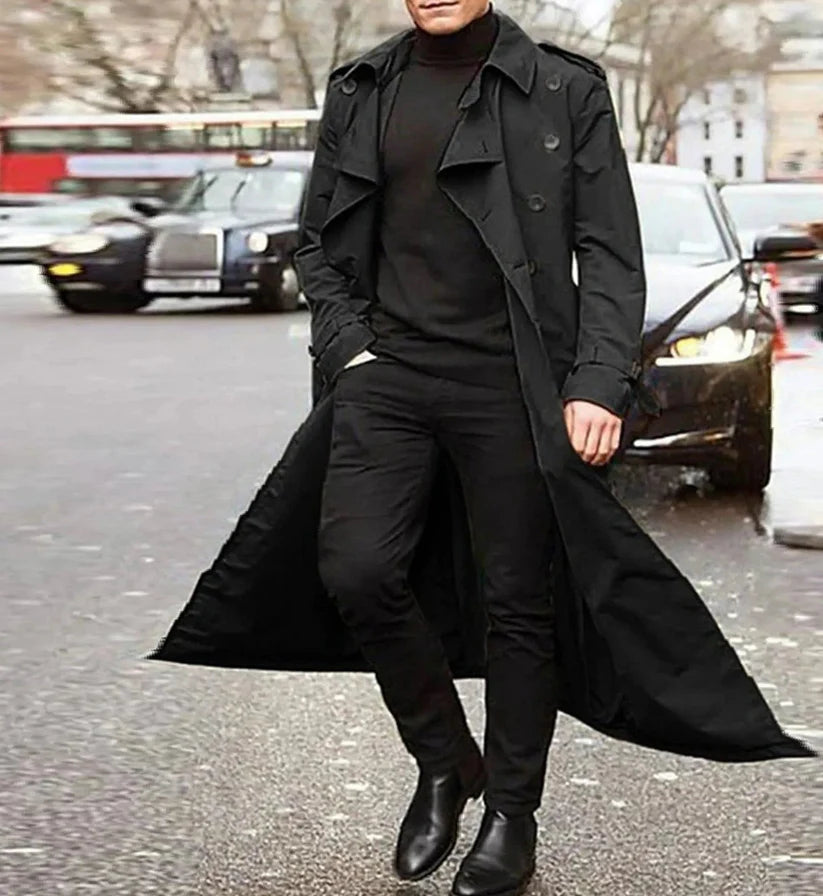 Windbreaker Lange Trenchcoat | Edred