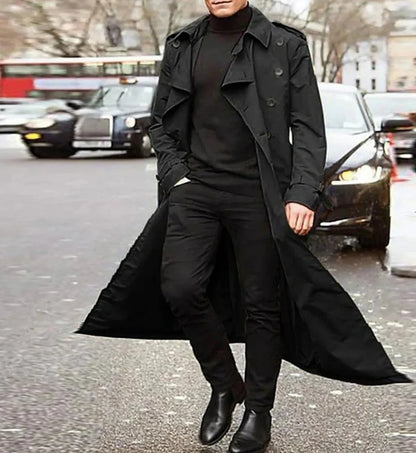 Windbreaker Lange Trenchcoat | Edred