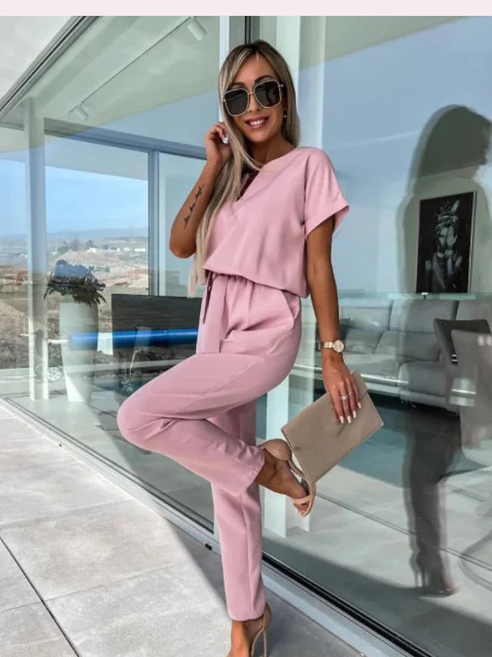 Elegante Jumpsuit Met Wijde Pijpen | Eveline
