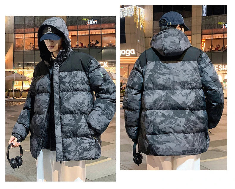 Camouflage Pufferjas | Wolfram