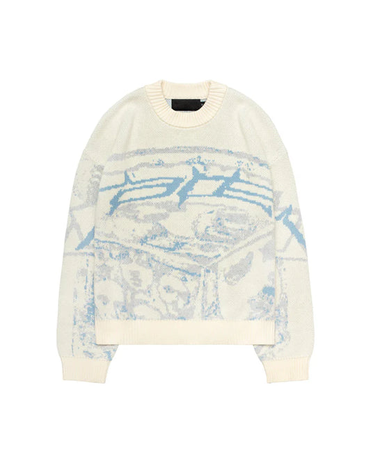 Oversized Bedrukte Trui | Megan Trui