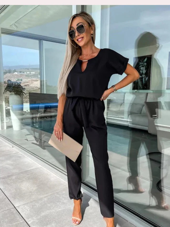 Elegante Jumpsuit Met Wijde Pijpen | Eveline