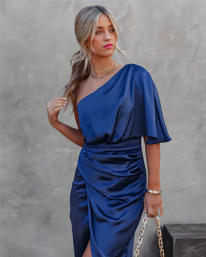 Luxe Elegante Satijnen Jurk | Allerga