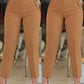 Hoge Taille Plooi Broek | Winie Broek