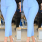 Hoge Taille Plooi Broek | Winie Broek