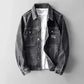 Heren Klassieke Denim Jas met Knoopsluiting | Waldo Jas